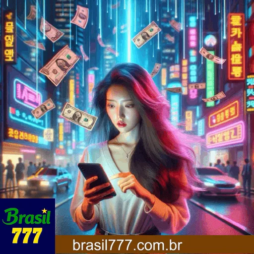 Imagem promovendo o canal oficial da Brasil777 no Telegram